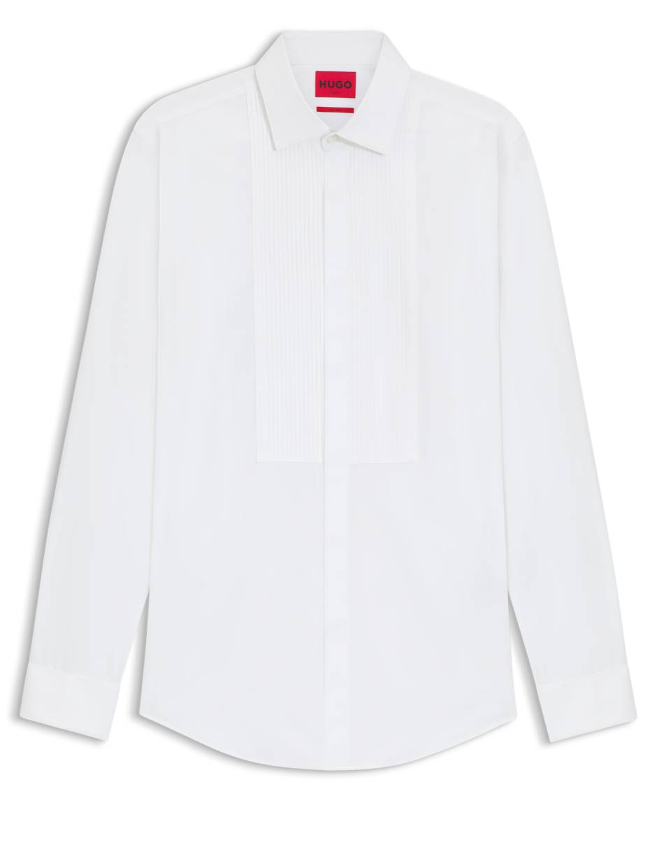 Camisa de vestir de algodón manga larga para hombre 6