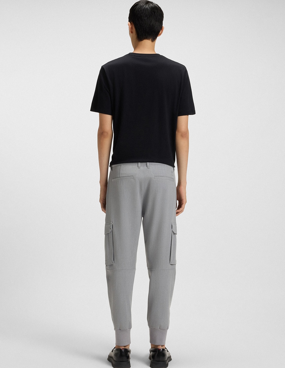 Pantalón cargo recto para hombre 4