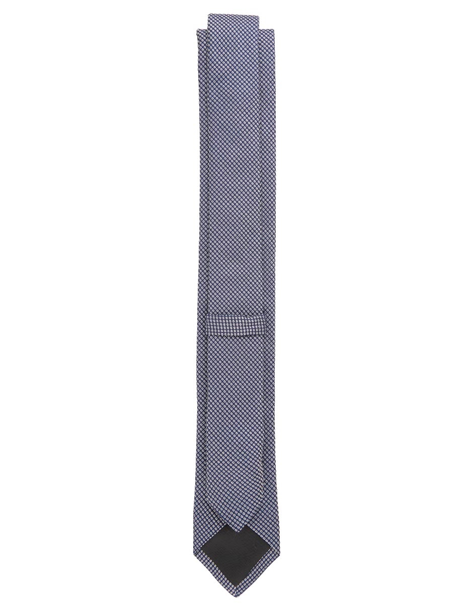 Corbata de seda estampado macroprint para hombre 2