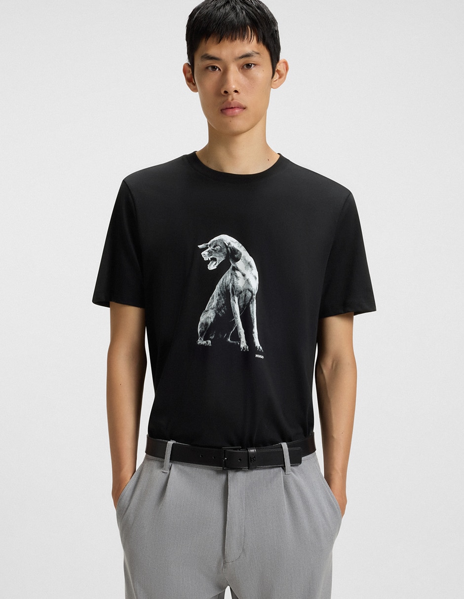 Playera cuello redondo para hombre 1