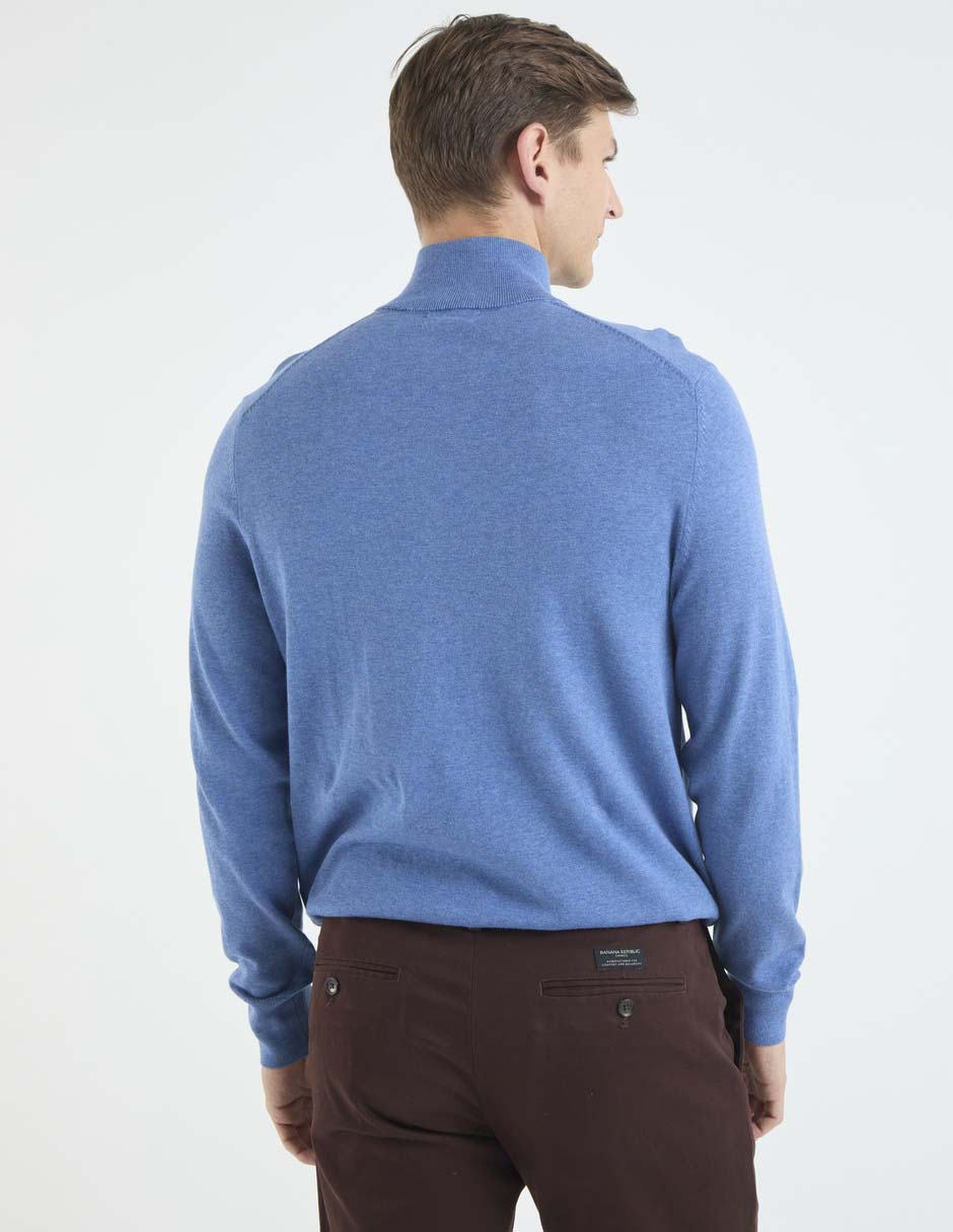 Suéter cuello con cierre para hombre 2