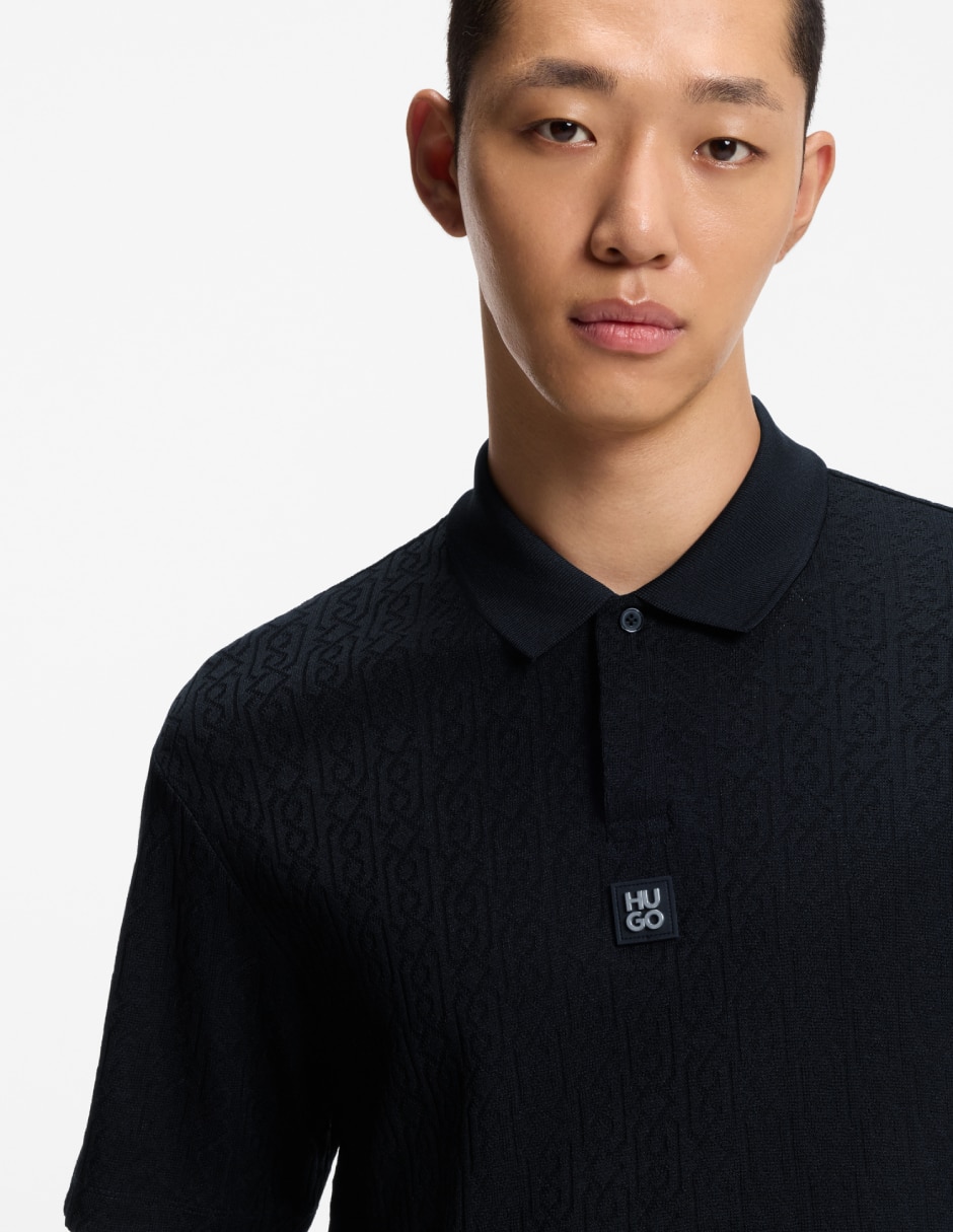 Playera tipo polo W25 para hombre