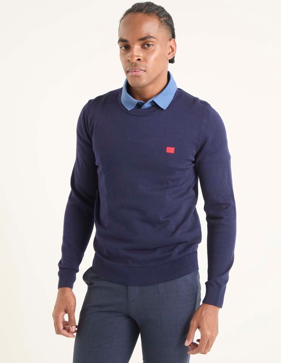Suéter cuello redondo para hombre