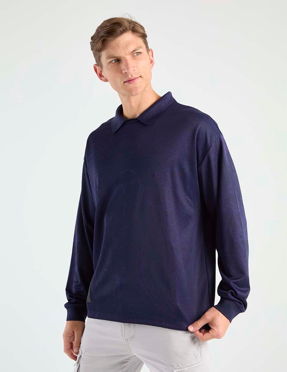 Playera tipo polo para hombre