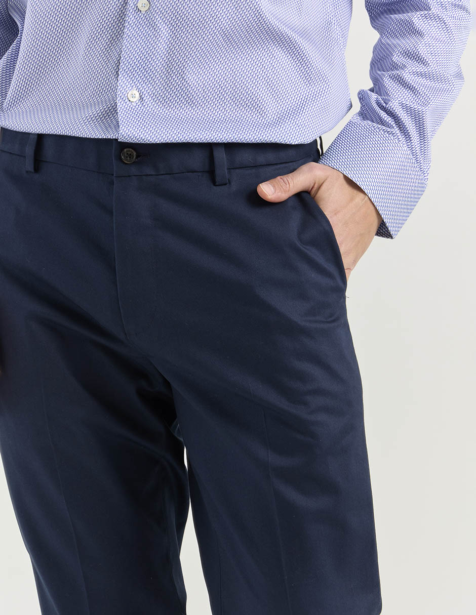 Pantalón chino Slim de algodón para hombre 4