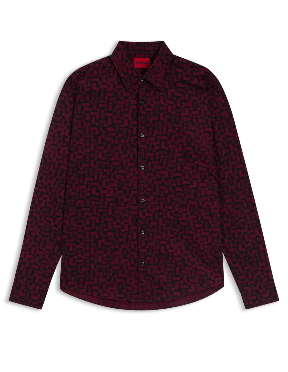Camisa casual de algodón manga larga para hombre 5