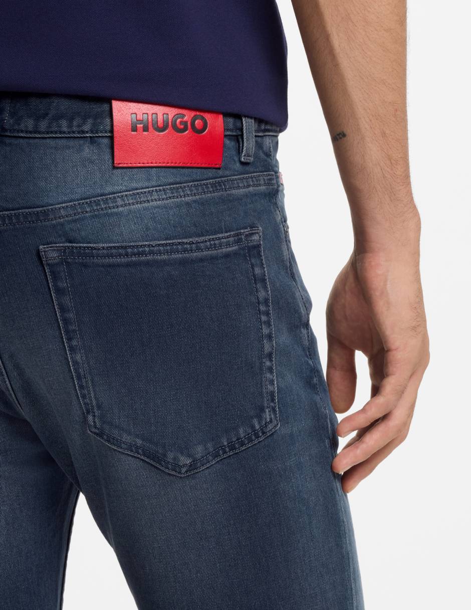 Jeans Slim 50547256 lavado medio para hombre 4