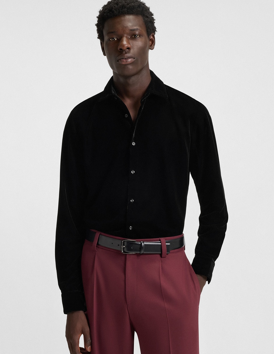 Camisa manga larga para hombre