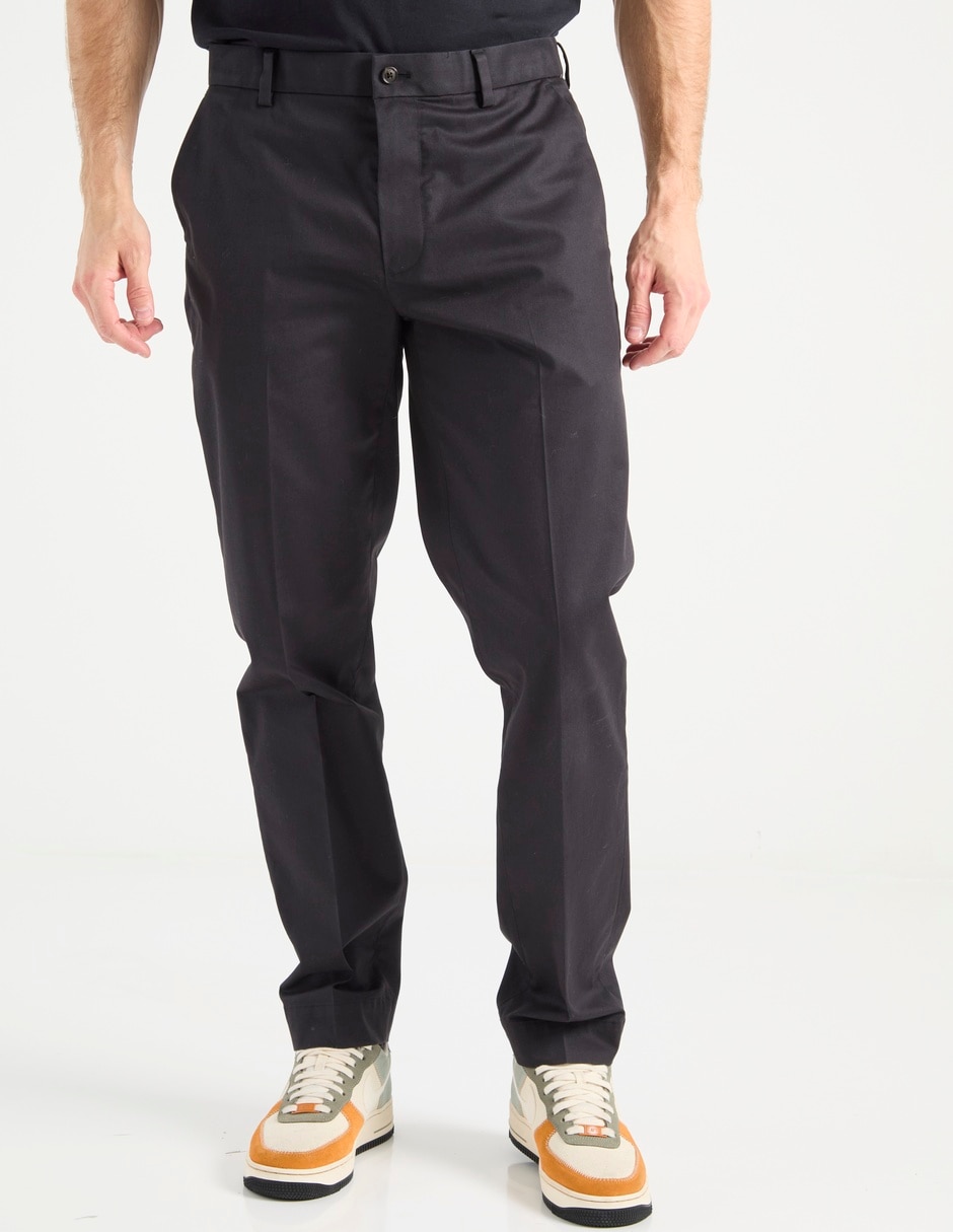 Pantalón chino slim de algodón para hombre Pantalón chino slim de algodón para hombre