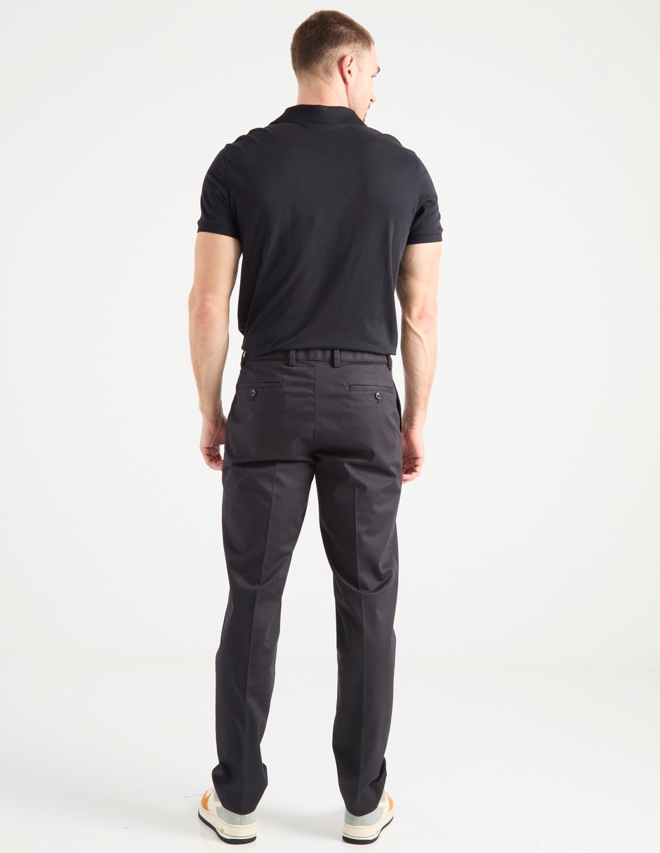 Pantalón chino slim de algodón para hombre 2