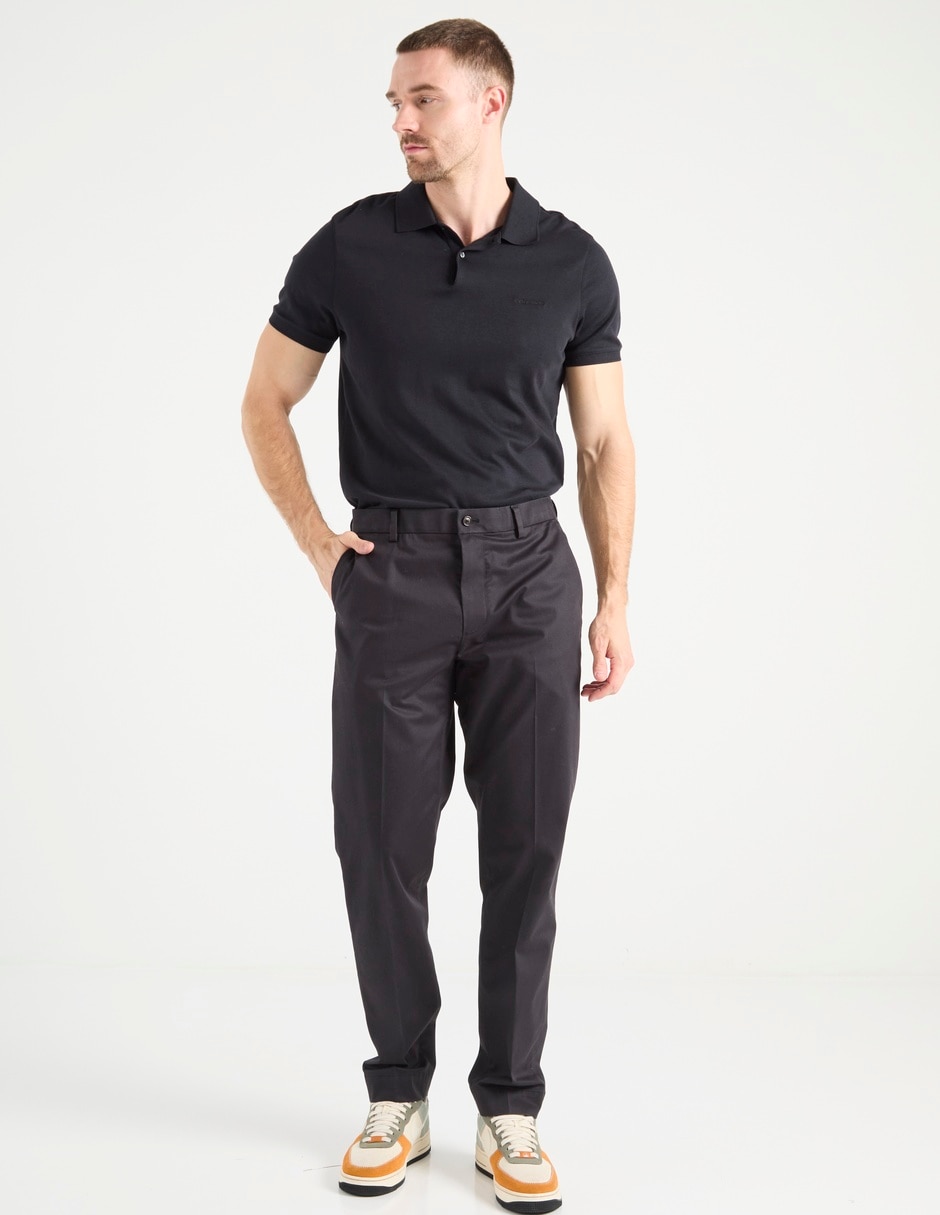 Pantalón chino slim de algodón para hombre 3