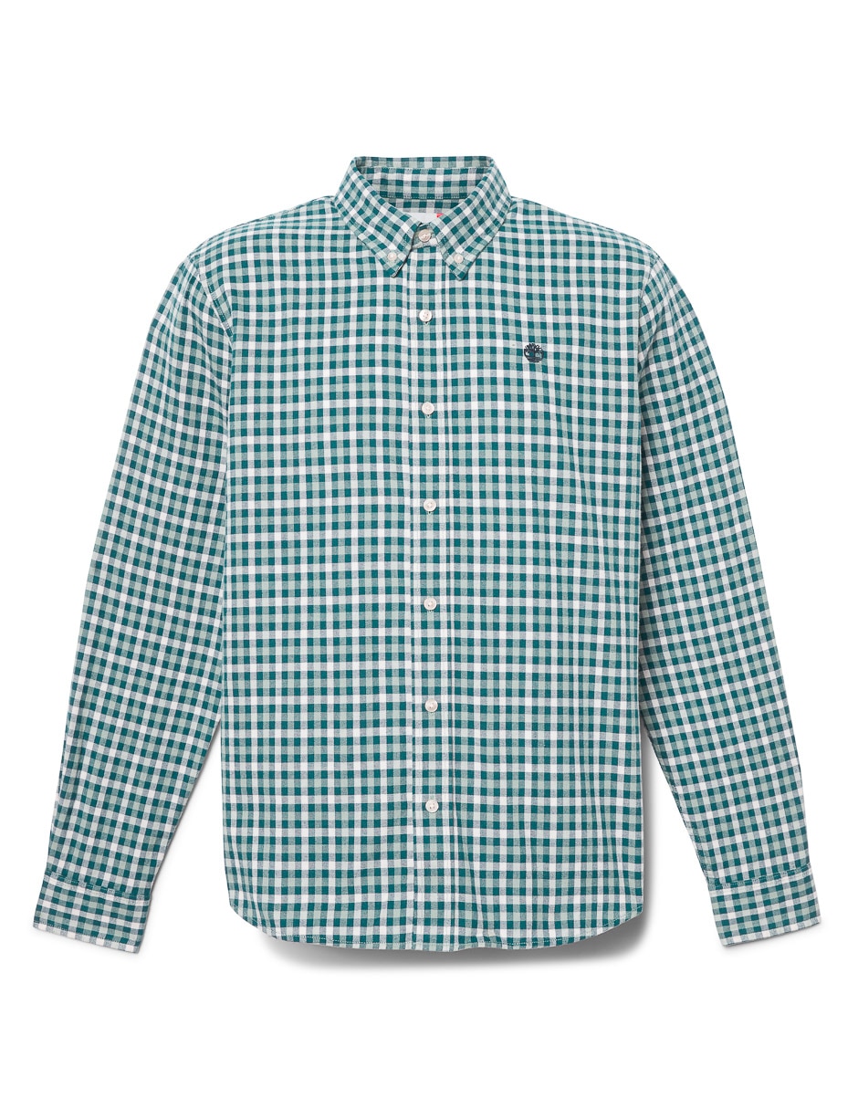 Camisa casual de algodón manga larga para hombre 5