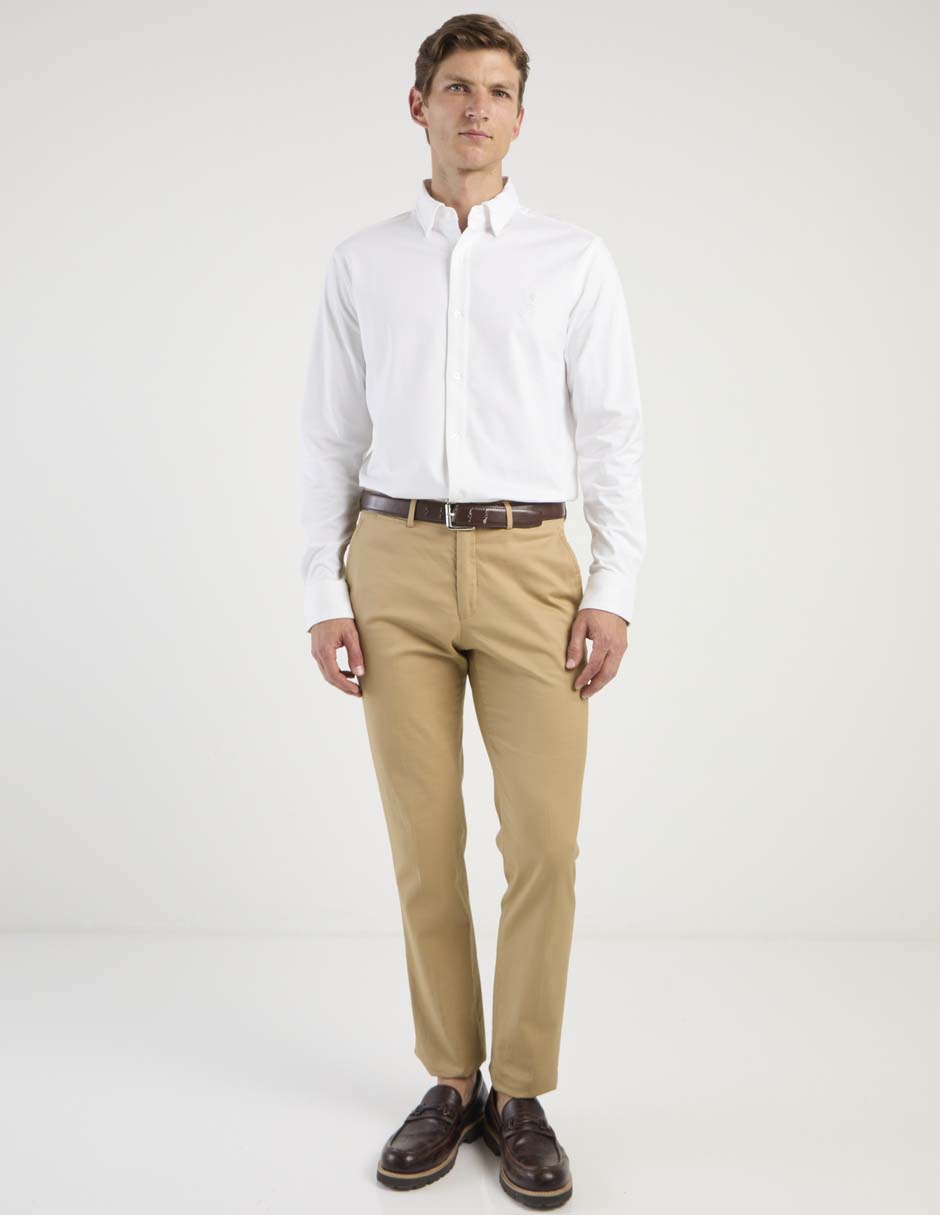 Camisa casual de algodón manga larga para hombre 3