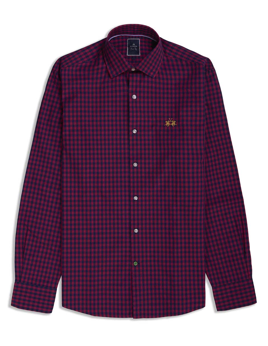 Camisa casual de algodón manga larga para hombre 5