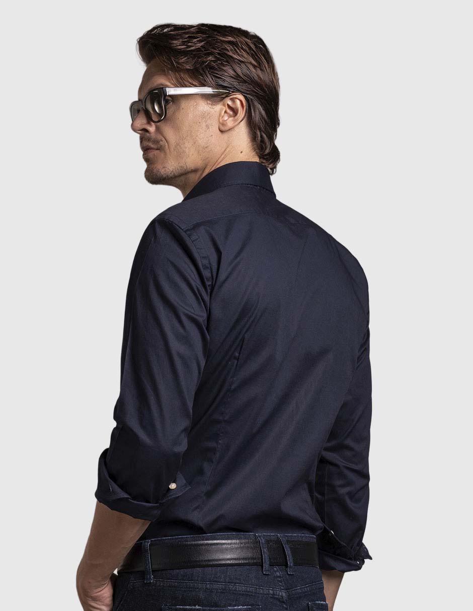 CAMISA LA MARTINA 122, XG, AZUL MARINO