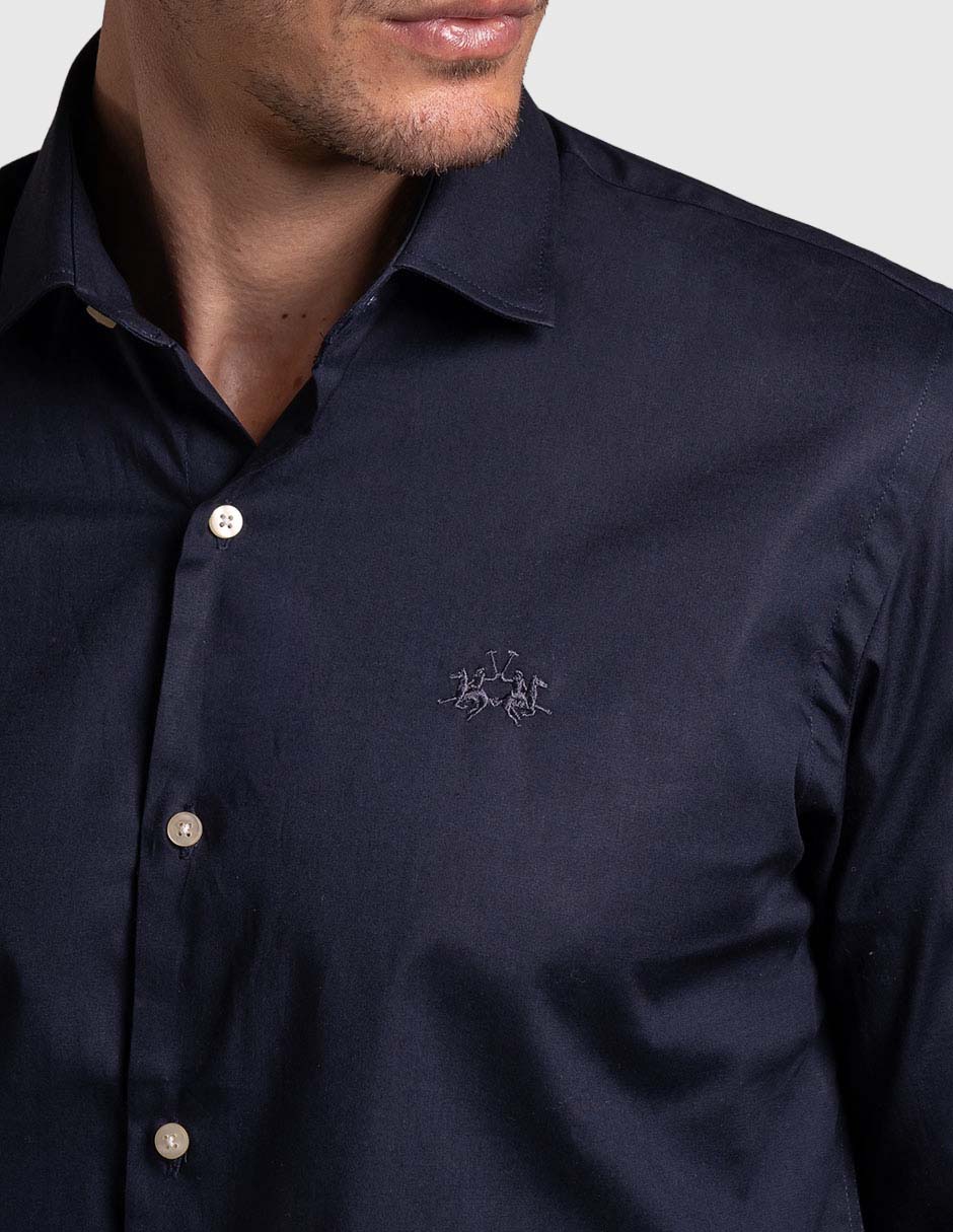 CAMISA LA MARTINA 122, XG, AZUL MARINO