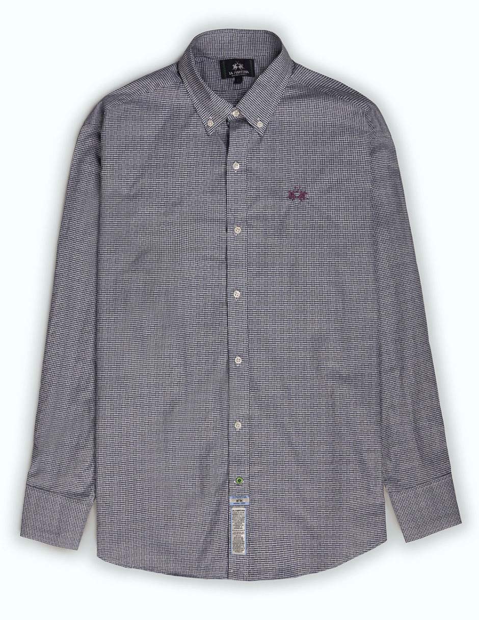 Camisa casual de algodón manga larga para hombre 5