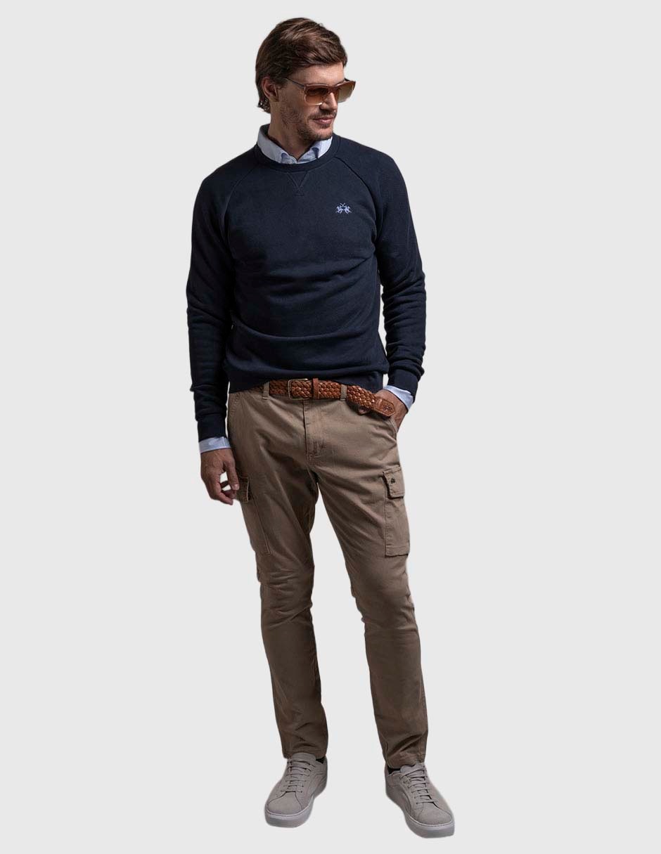 Suéter cuello redondo para hombre 4