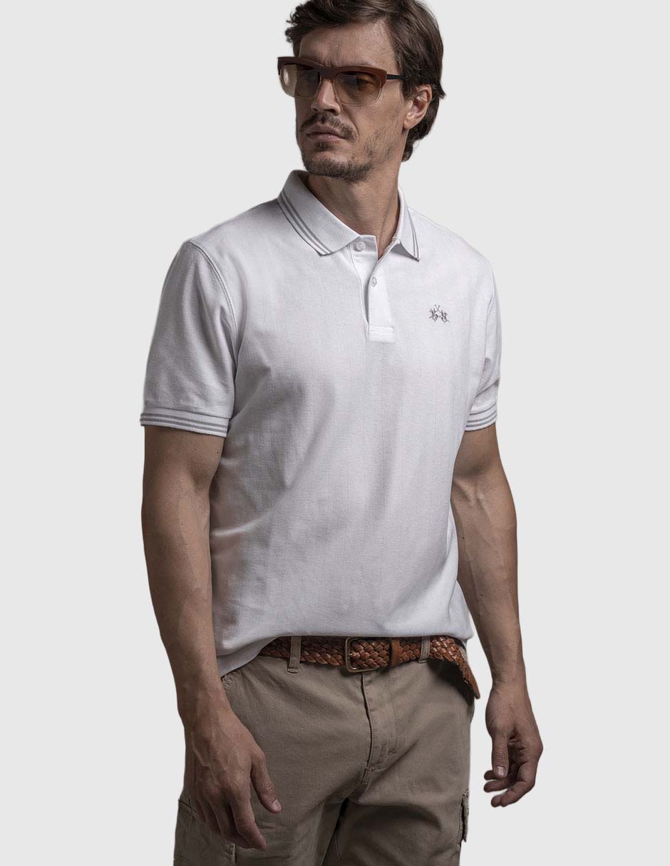 Playera tipo polo para hombre