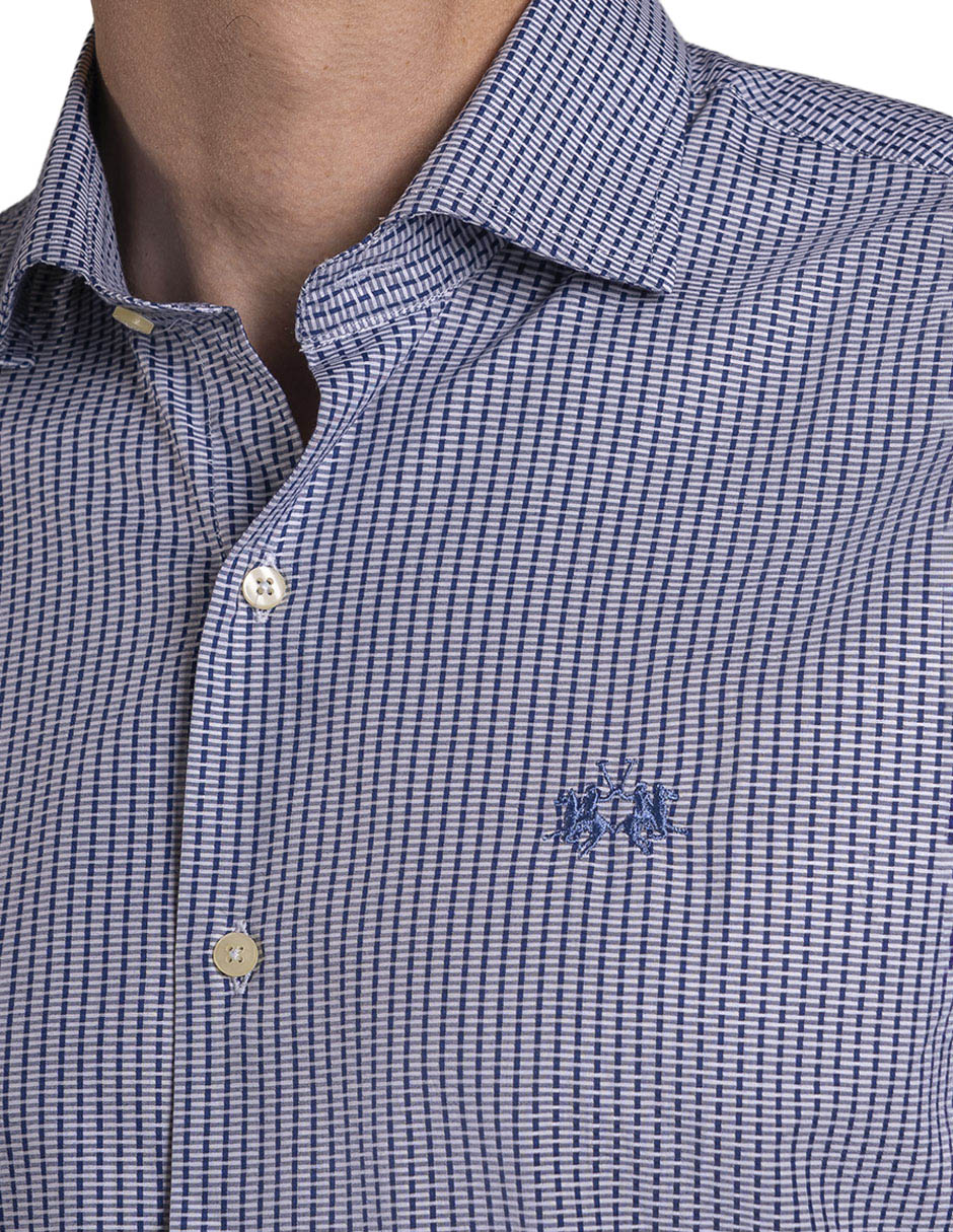 Camisa casual manga larga para hombre 2