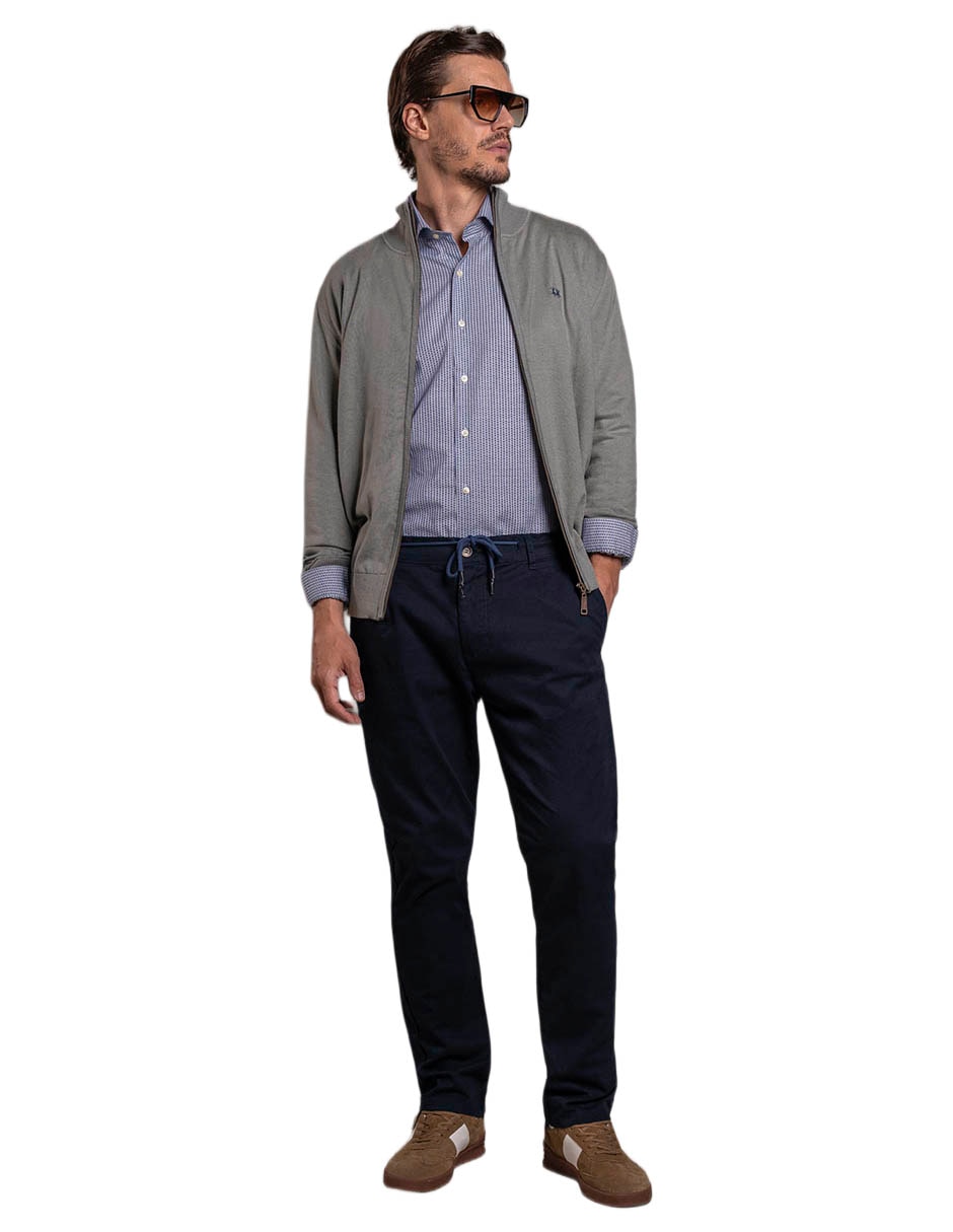 Camisa casual manga larga para hombre 5