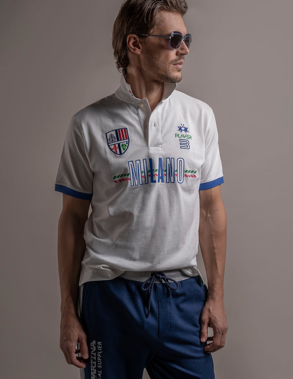 Playera tipo polo para hombre