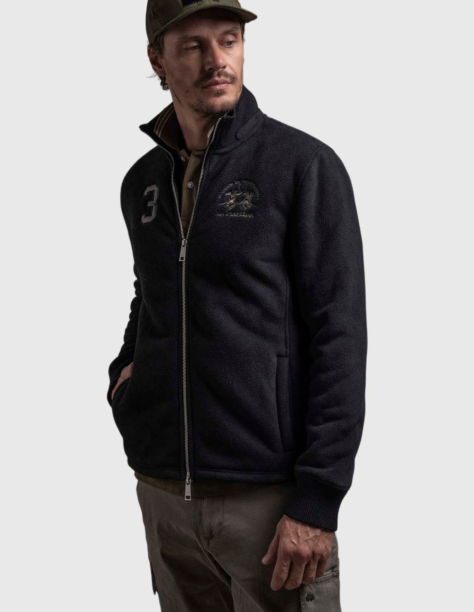Chamarra casual con bolsillos para hombre