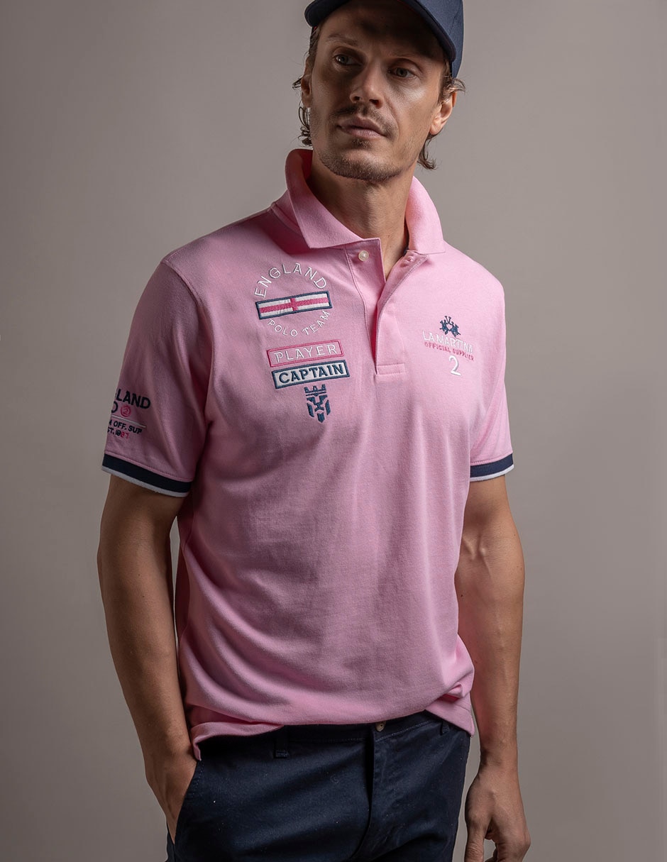 Playera tipo polo para hombre