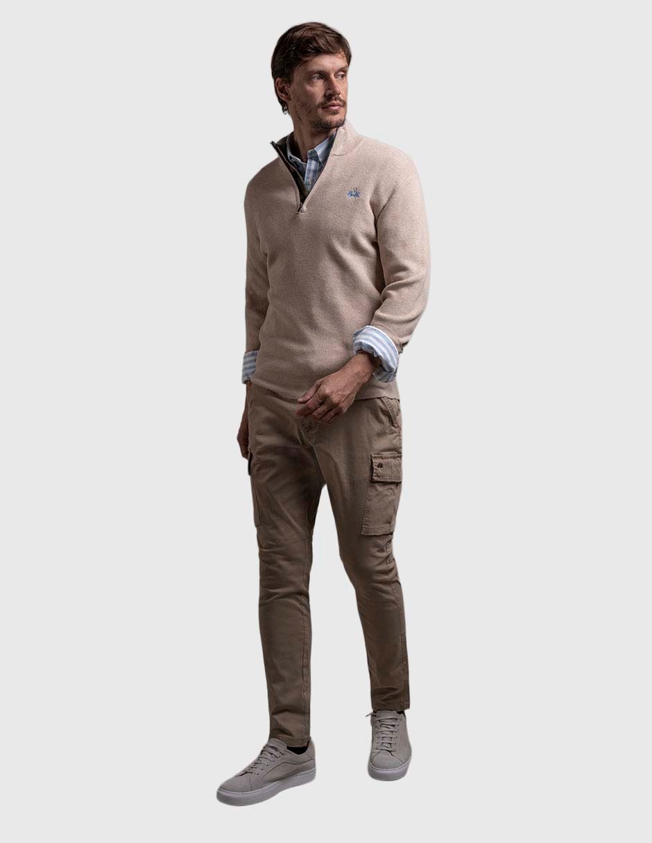 Camisa casual de algodón manga larga para hombre 5