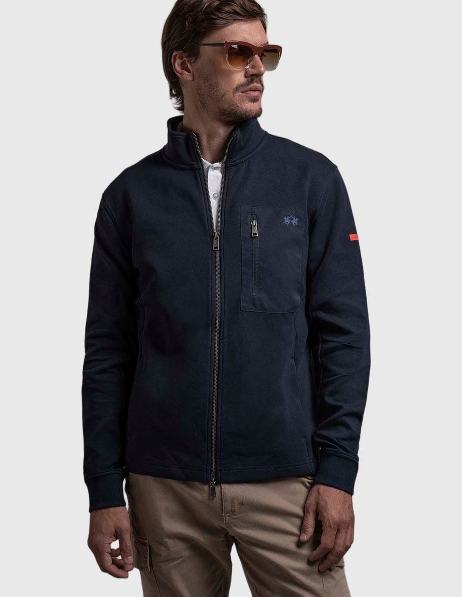 Chamarra casual con bolsillos para hombre Chamarra casual con bolsillos para hombre