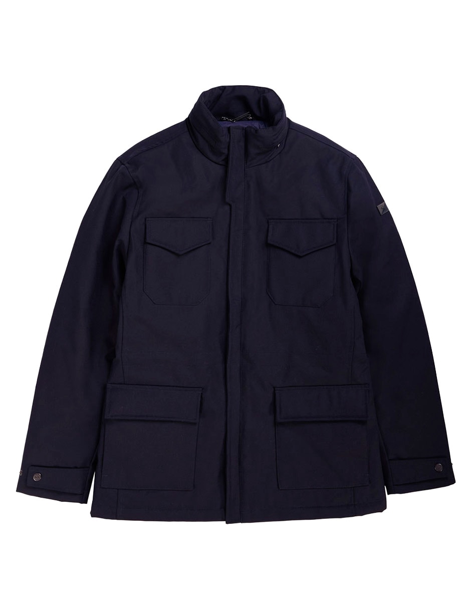 Chamarra casual con bolsillos para hombre 5