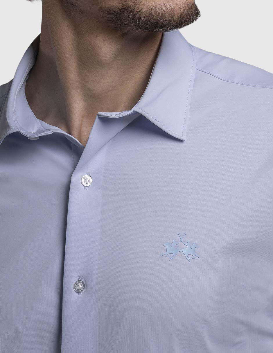 Camisa casual de algodón manga larga para hombre 2
