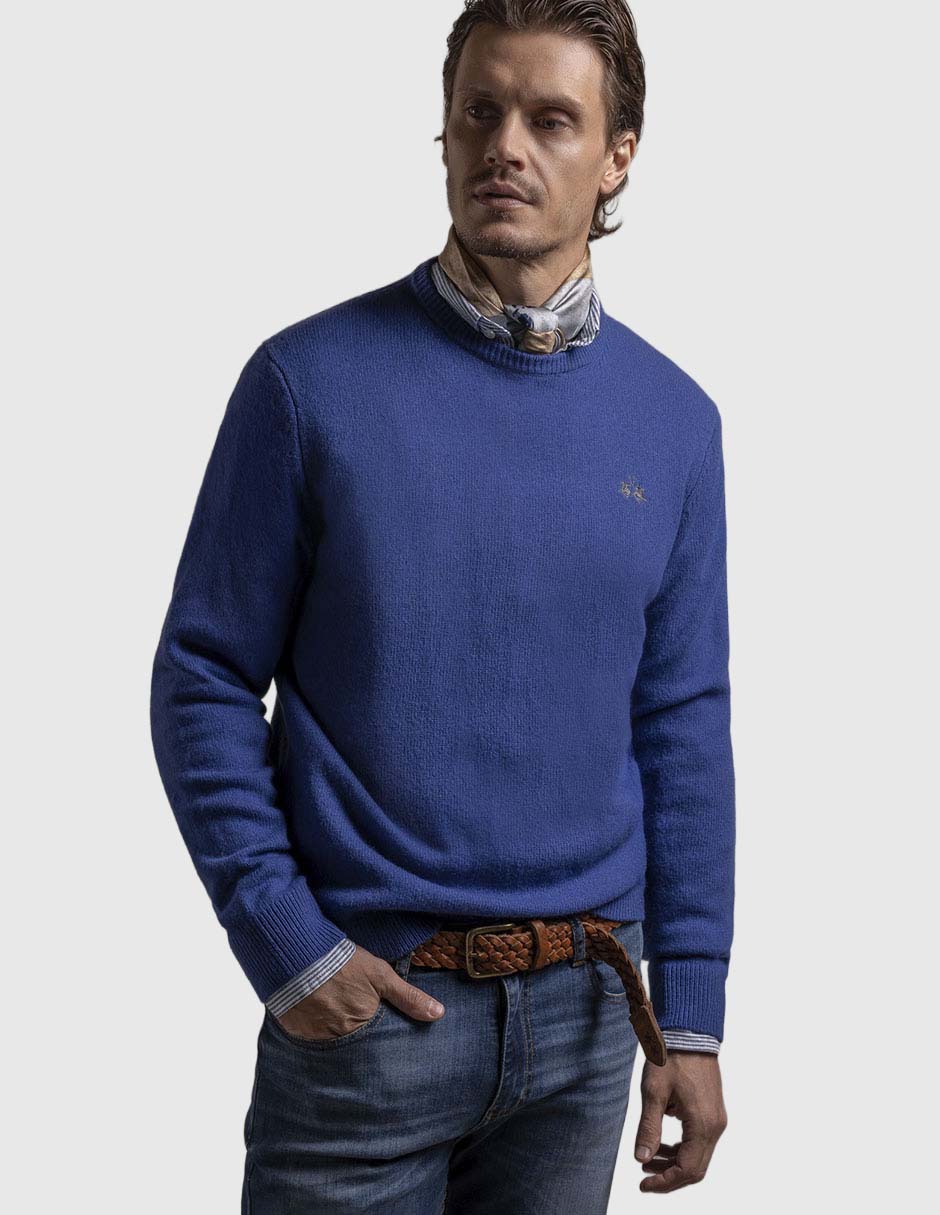 Suéter cuello redondo para hombre