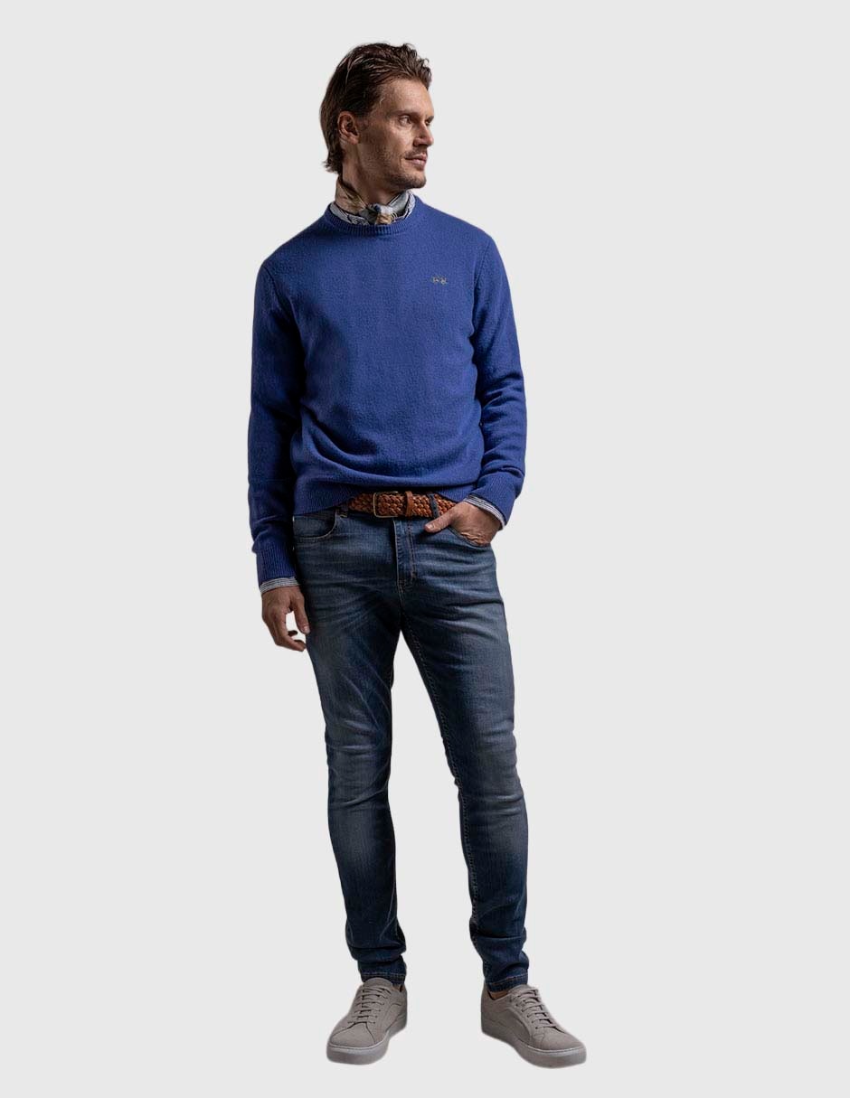Suéter cuello redondo para hombre 4