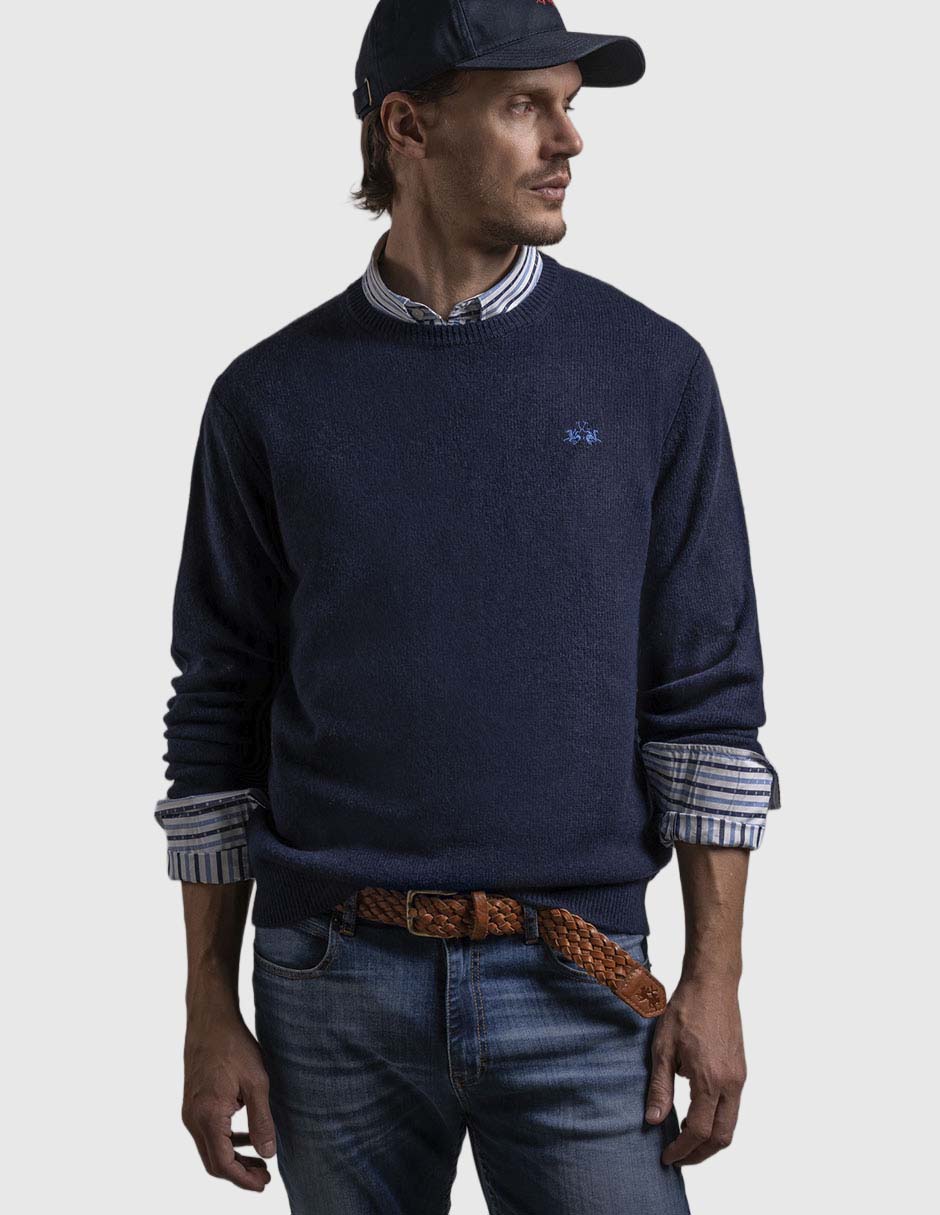 Suéter cuello redondo para hombre Suéter cuello redondo para hombre