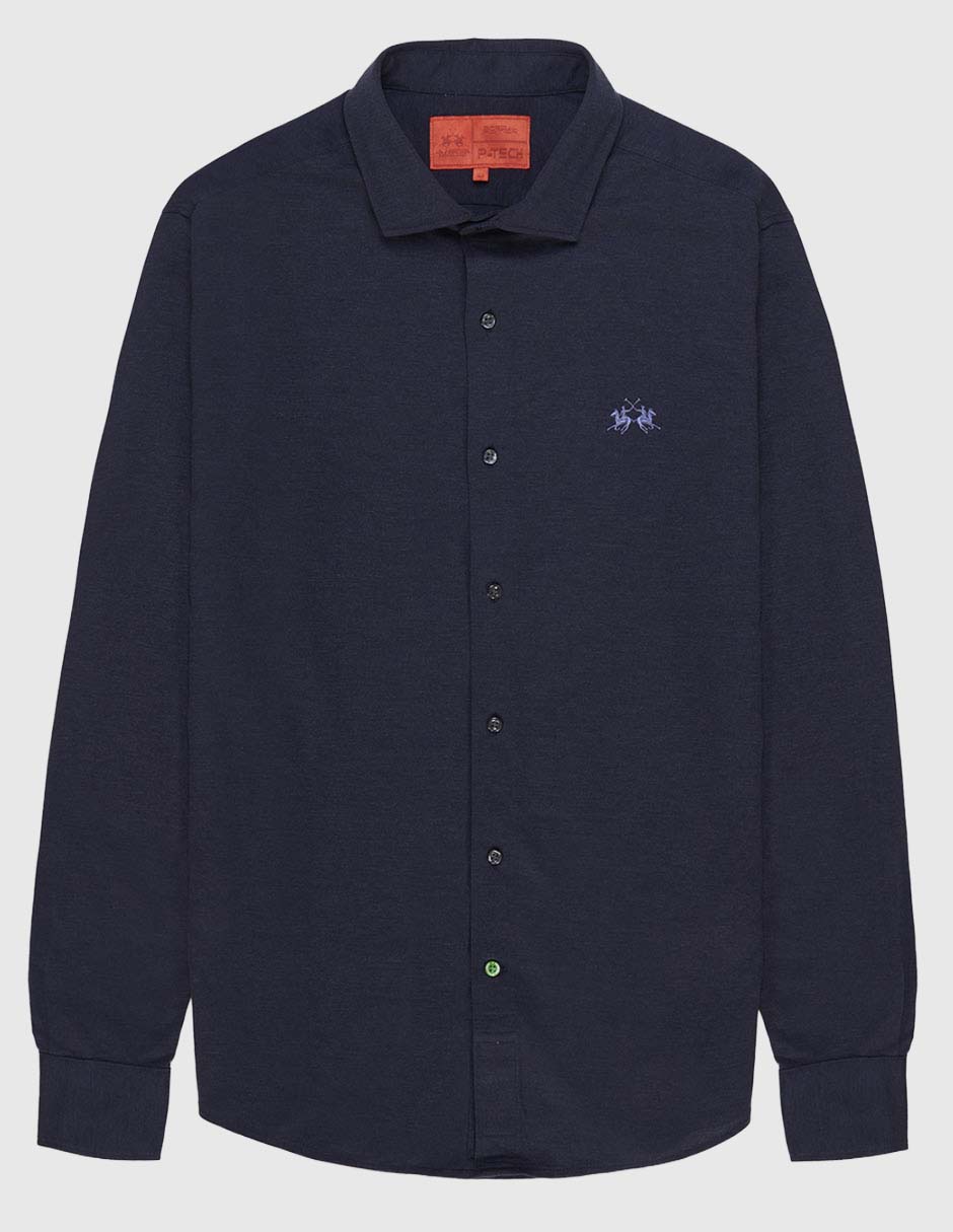 CAMISA LA MARTINA 1923, M, AZUL MARINO