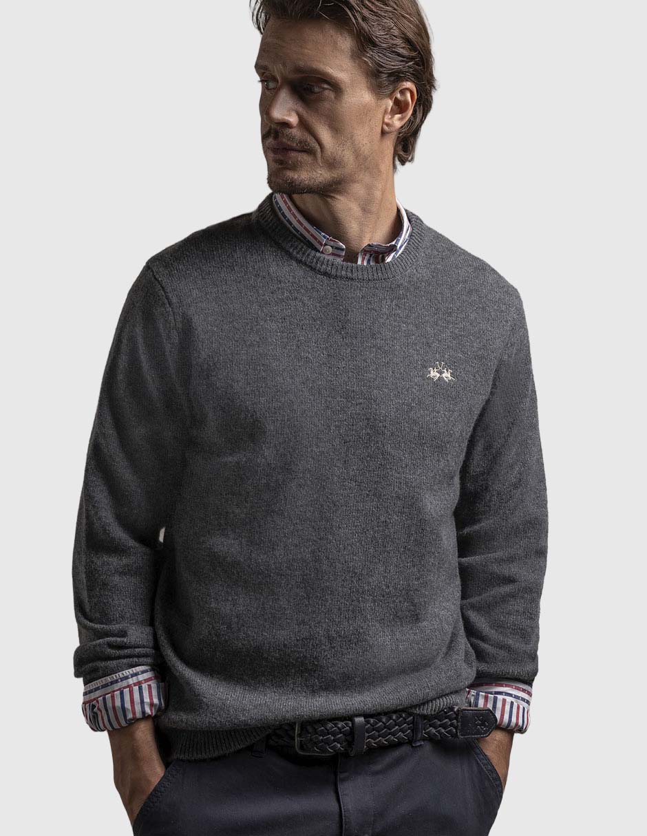Suéter cuello redondo para hombre Suéter cuello redondo para hombre