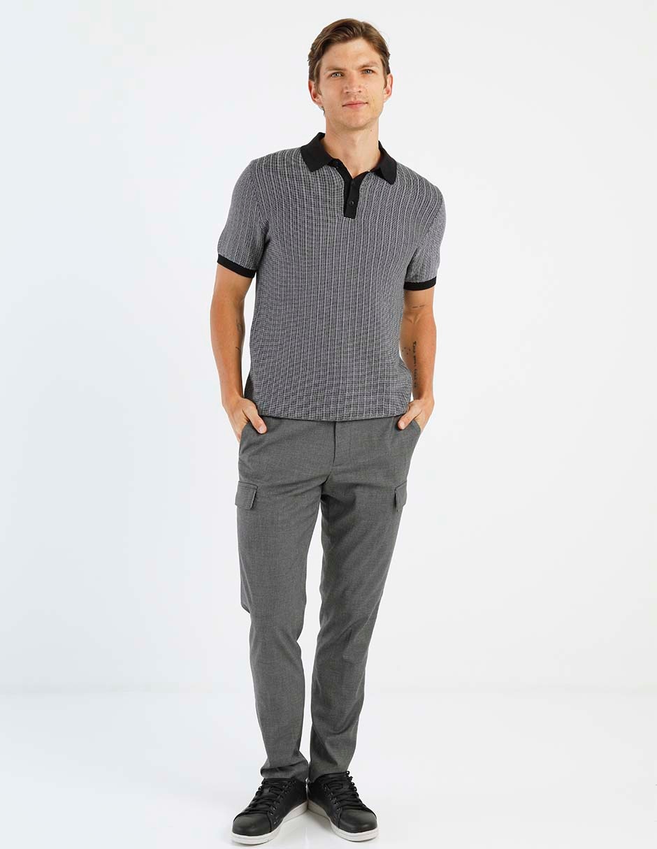 Playera tipo polo para hombre