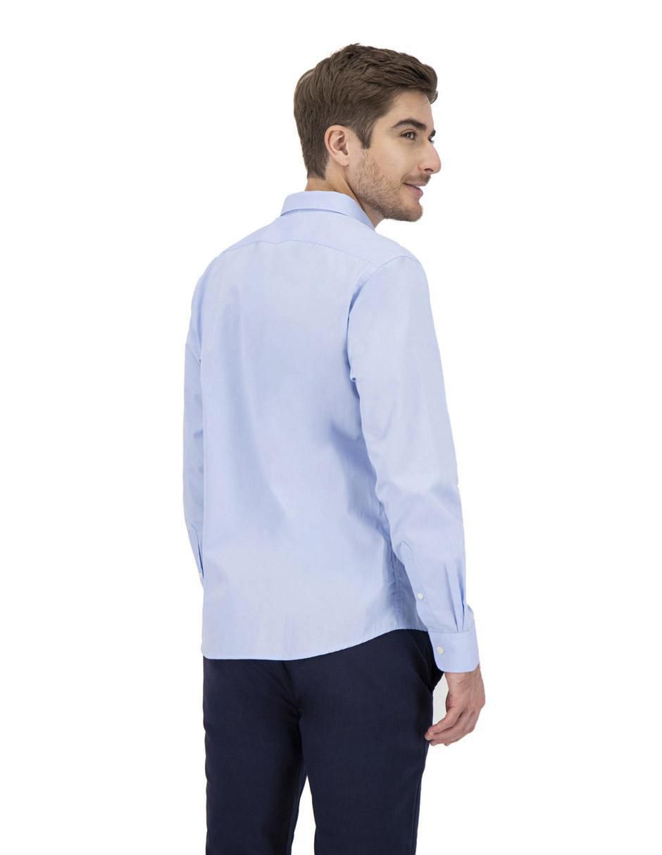 Camisa casual de algodón manga larga para hombre 4