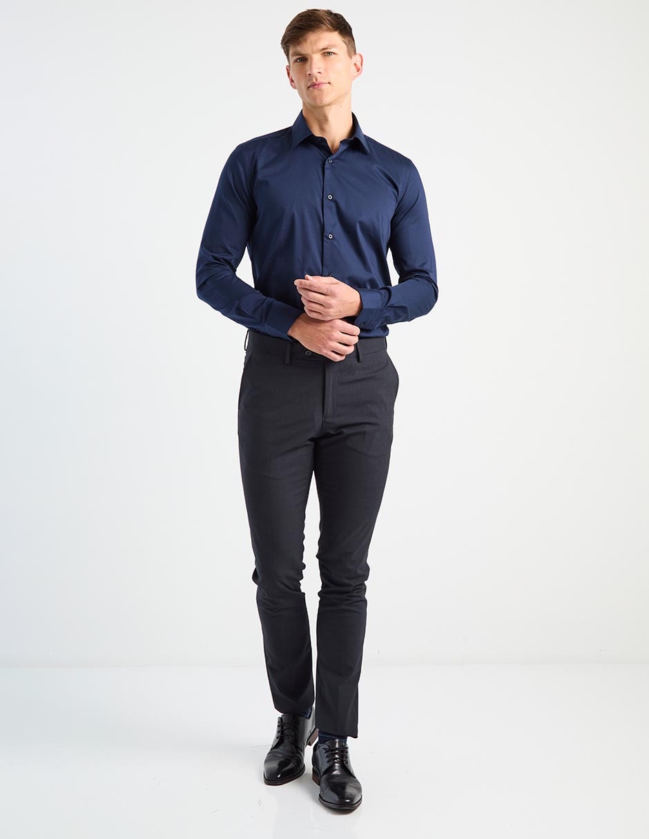 CAMISA SCAPPINO CVMO0, CH, AZUL MARINO