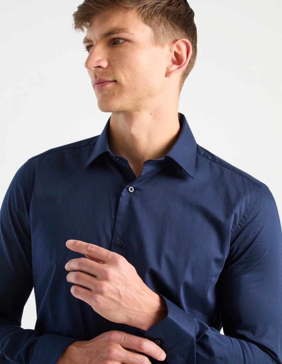 CAMISA SCAPPINO CVMO0, CH, AZUL MARINO