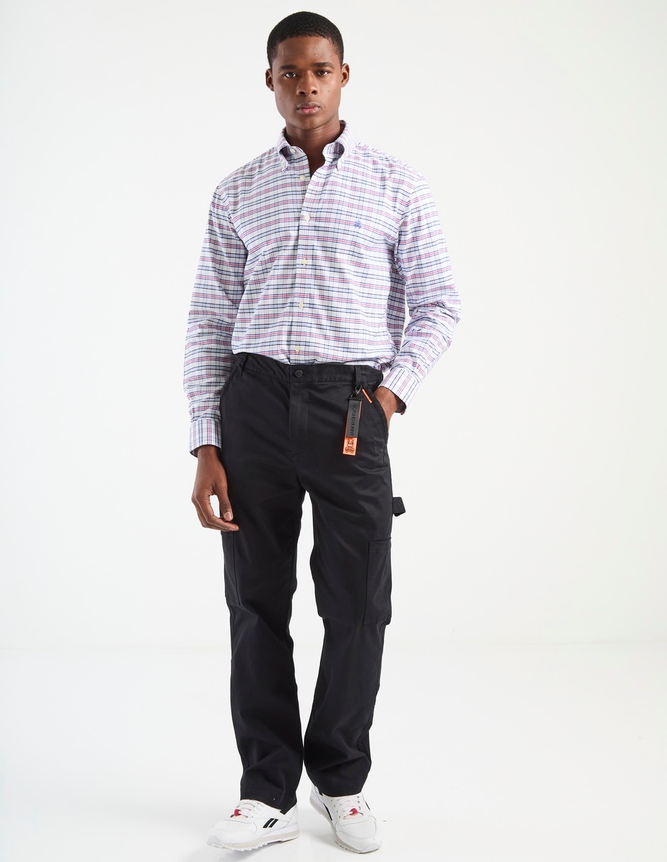 Pantalón cargo regular de algodón para hombre 3
