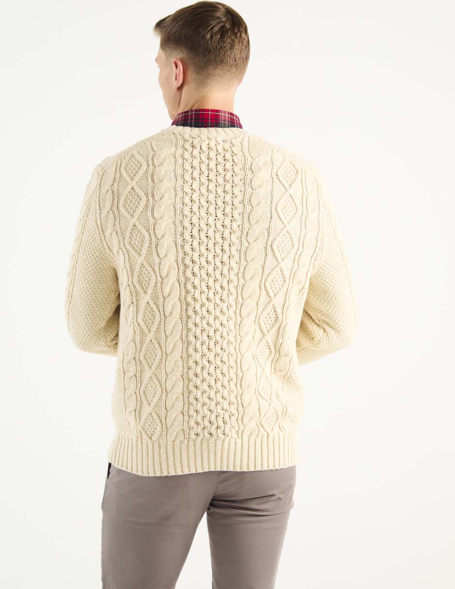 Suéter cuello redondo para hombre 2