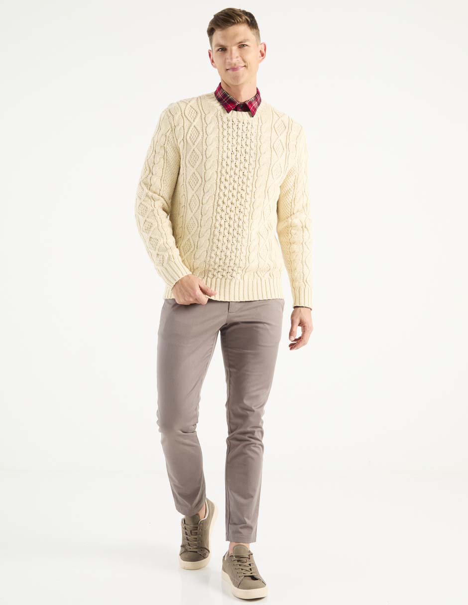 Suéter cuello redondo para hombre 3