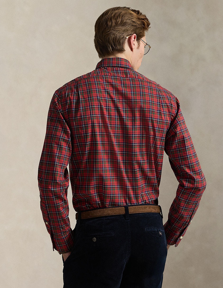 Camisa casual de algodón manga larga para hombre 3