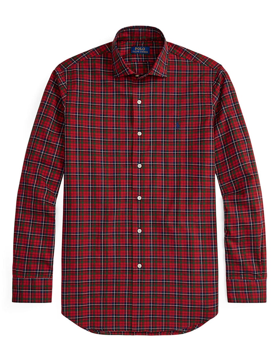 Camisa casual de algodón manga larga para hombre 2