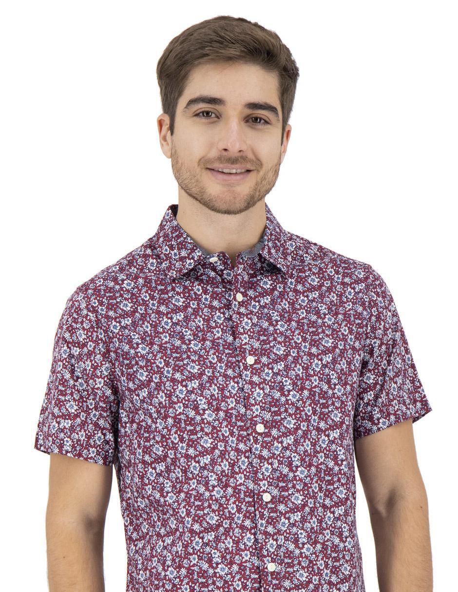 Camisa casual de algodón manga corta para hombre 3