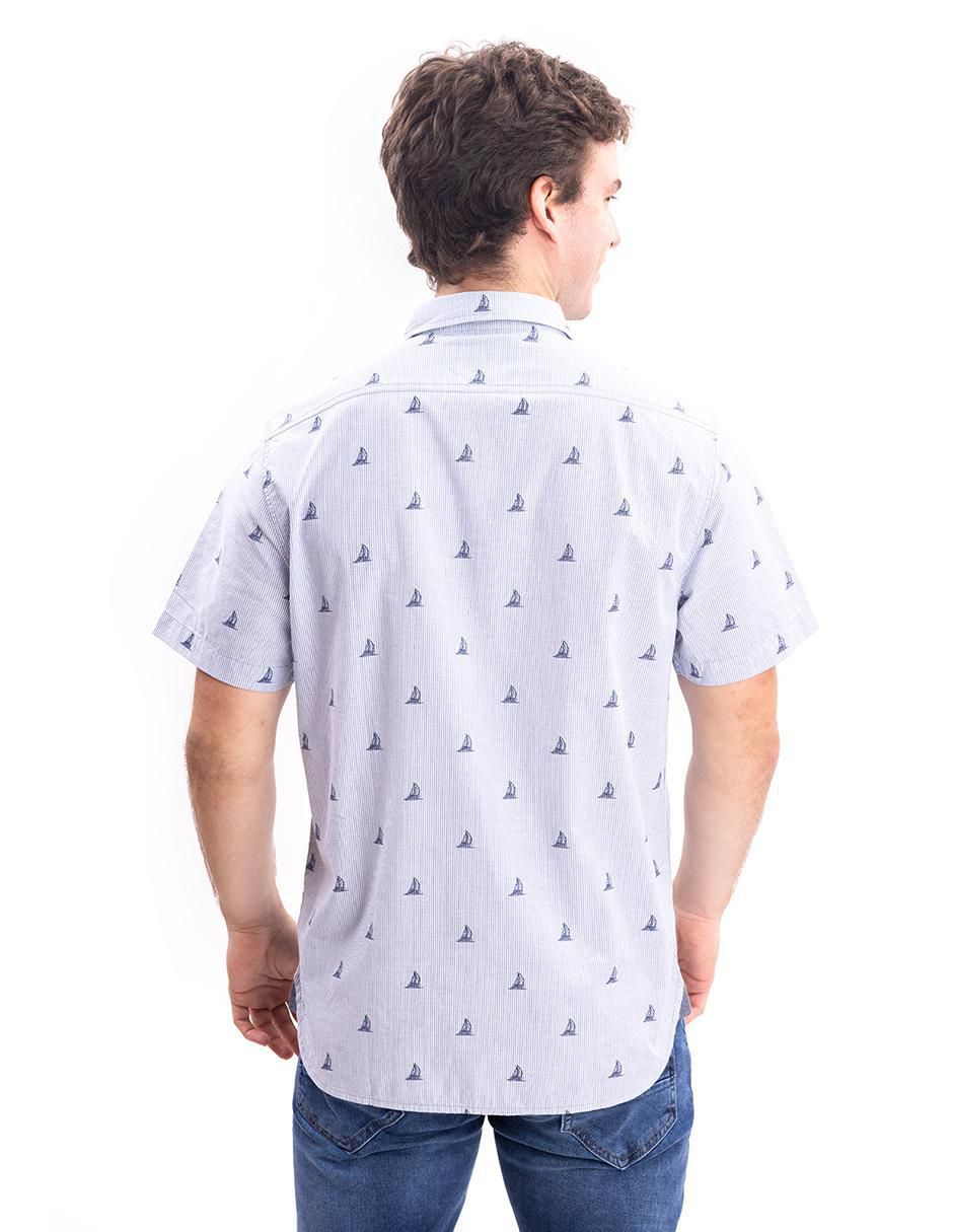 Camisa casual de algodón manga corta para hombre 3