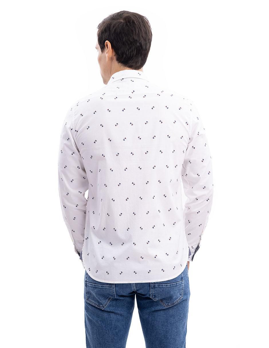 Camisa casual de algodón manga larga para hombre 3