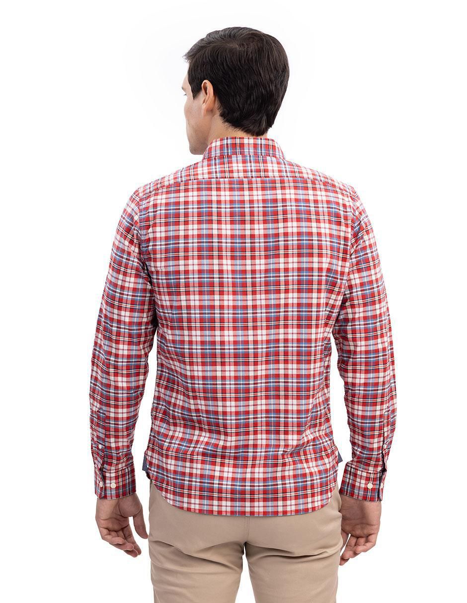Camisa casual de algodón manga larga para hombre 3